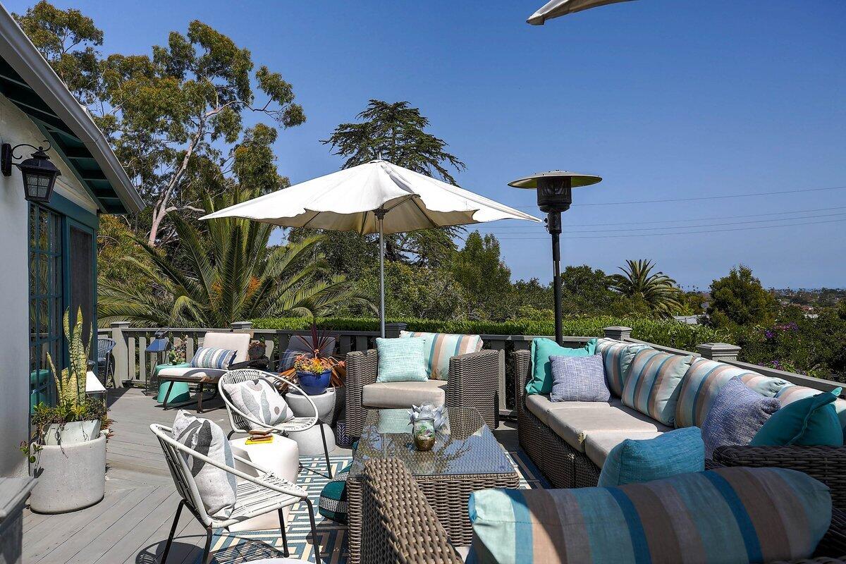 0 Medio Road Santa Barbara, CA 93103 - Photo 7 of 20 a balcony with outdoor seating and plants