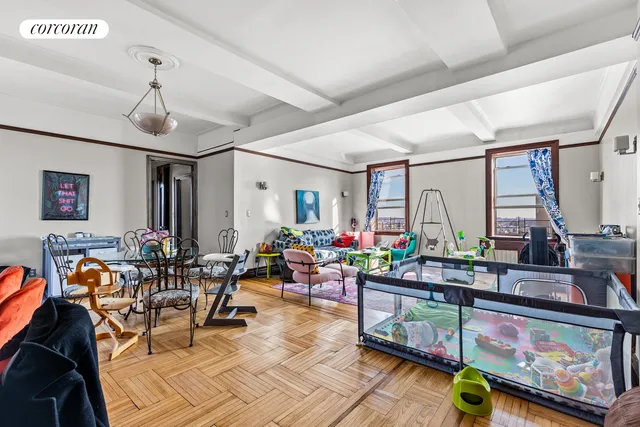 a living room filled with furniture