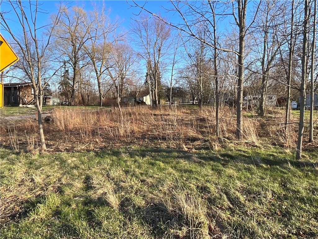 A close up view of the lot directly in front.