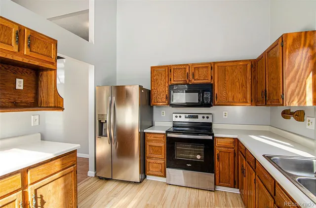 a view of a hallway with entryway