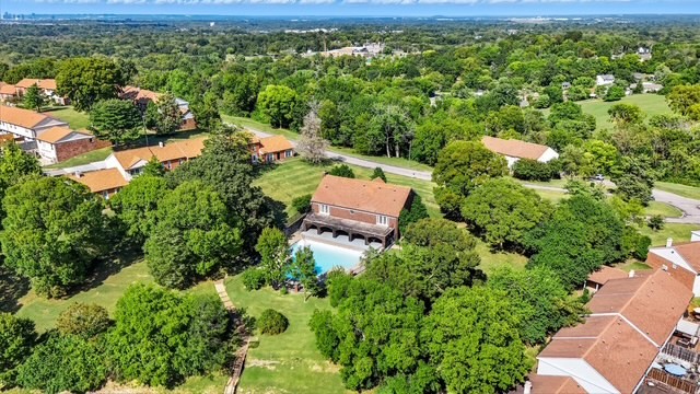 387 Huntington Ridge Drive Nashville, TN 37211 - Photo 40 of 46 an aerial view of a house with a yard