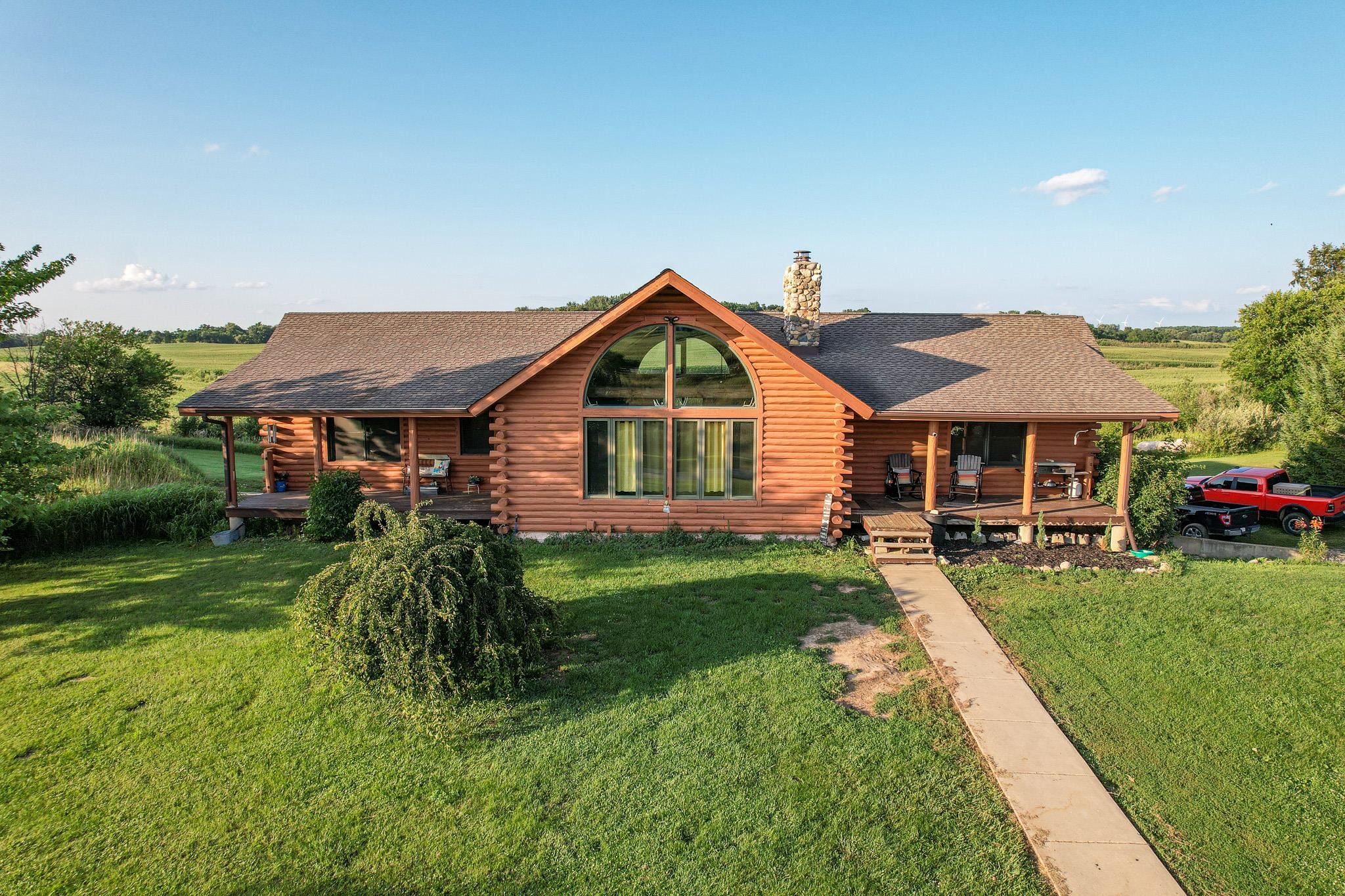 976 Paw Paw Road Paw Paw, IL 61353 - Photo 62 of 79 a front view of house with yard and green space