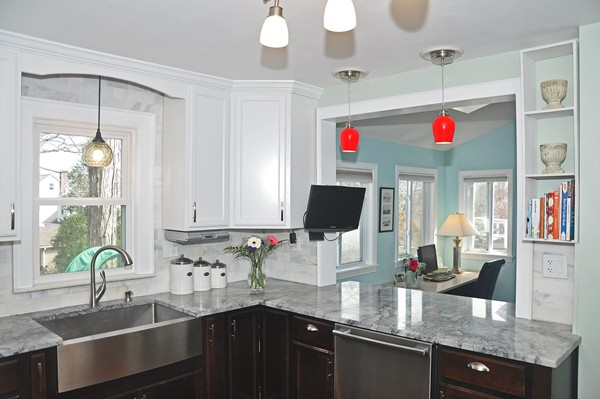 1188 Brook Road Milton, MA 02186 - Photo 8 of 12 a kitchen with a sink cabinets and window