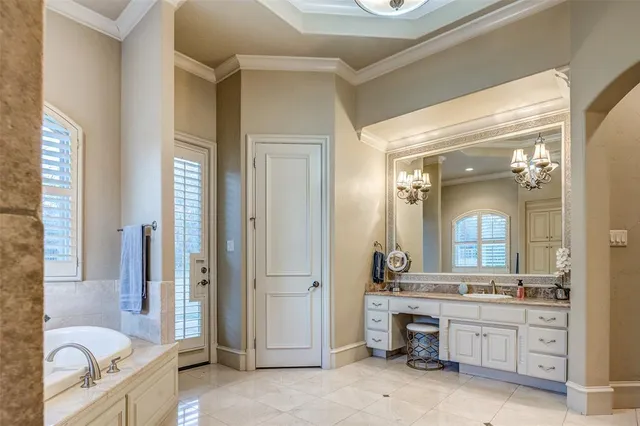 a view of a patio with couches table and chairs with swimming pool and fire pit