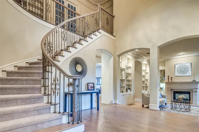a kitchen with a table and chairs