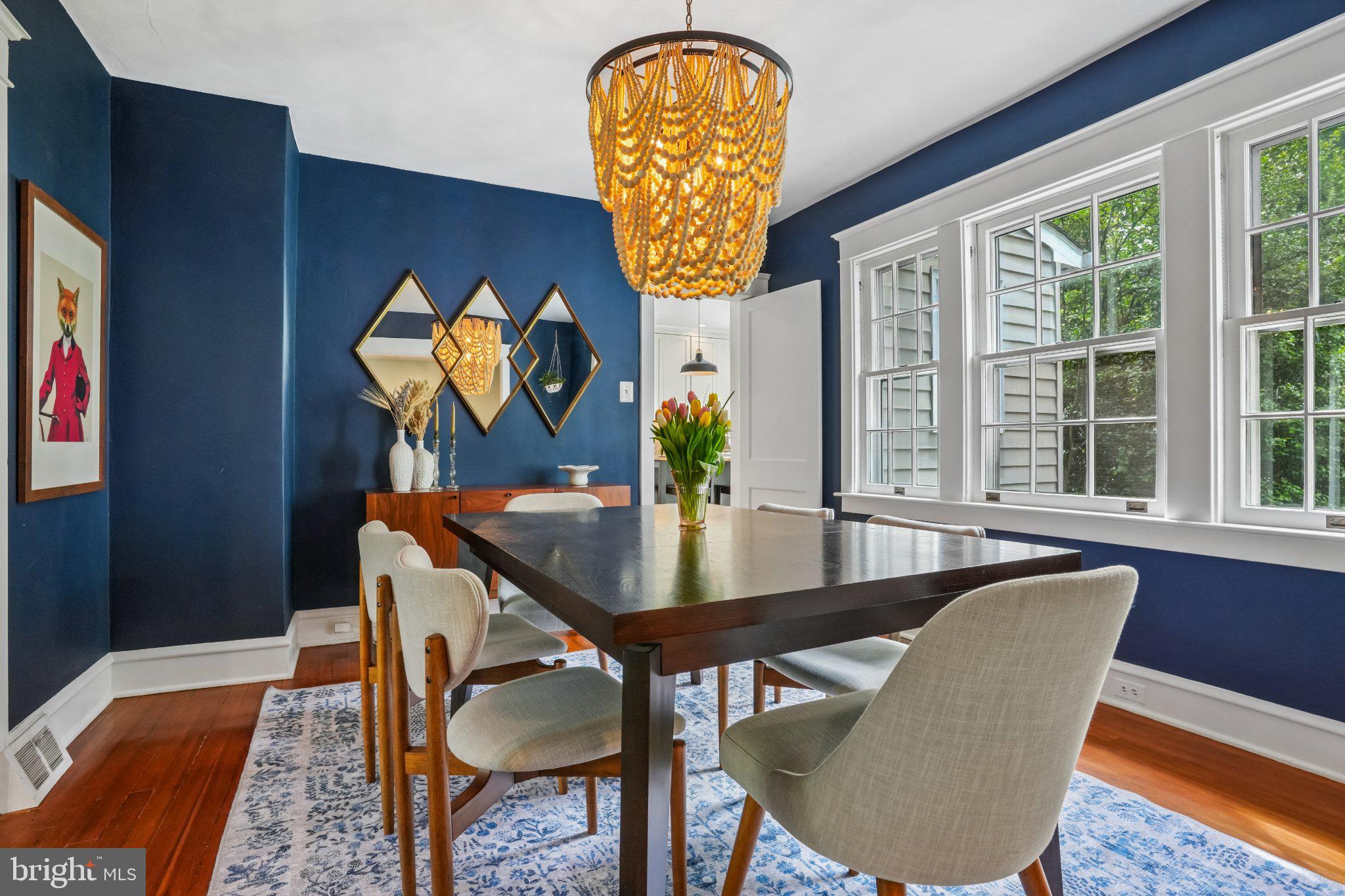 650 Maple Avenue Haddonfield, NJ 08033 - Photo 7 of 31 Chic dining space with bold accents.