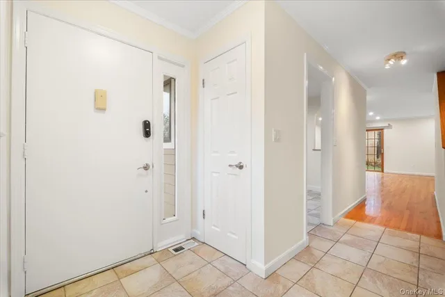 a view of an empty room