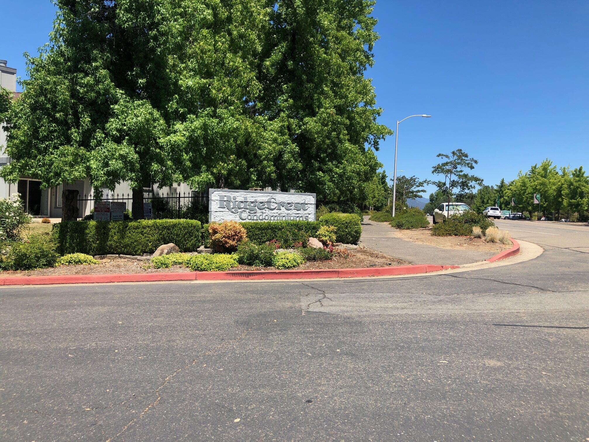 488 Ridgecrest Trail, Unit 130 Redding, CA 96003 - Photo 25 of 26 Ridgecrest entry sign