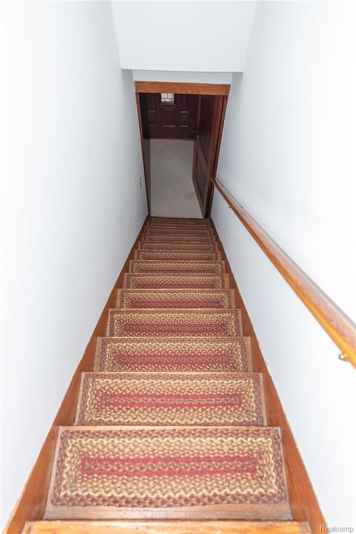 5826 Mt Morris Road Columbiaville, MI 48421 - Photo 39 of 42 Original wood stairway.jpg