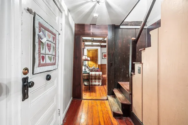 a view of front door