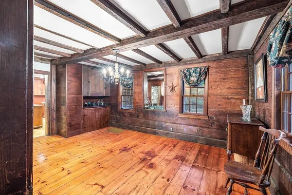 a very nice looking room with a large window