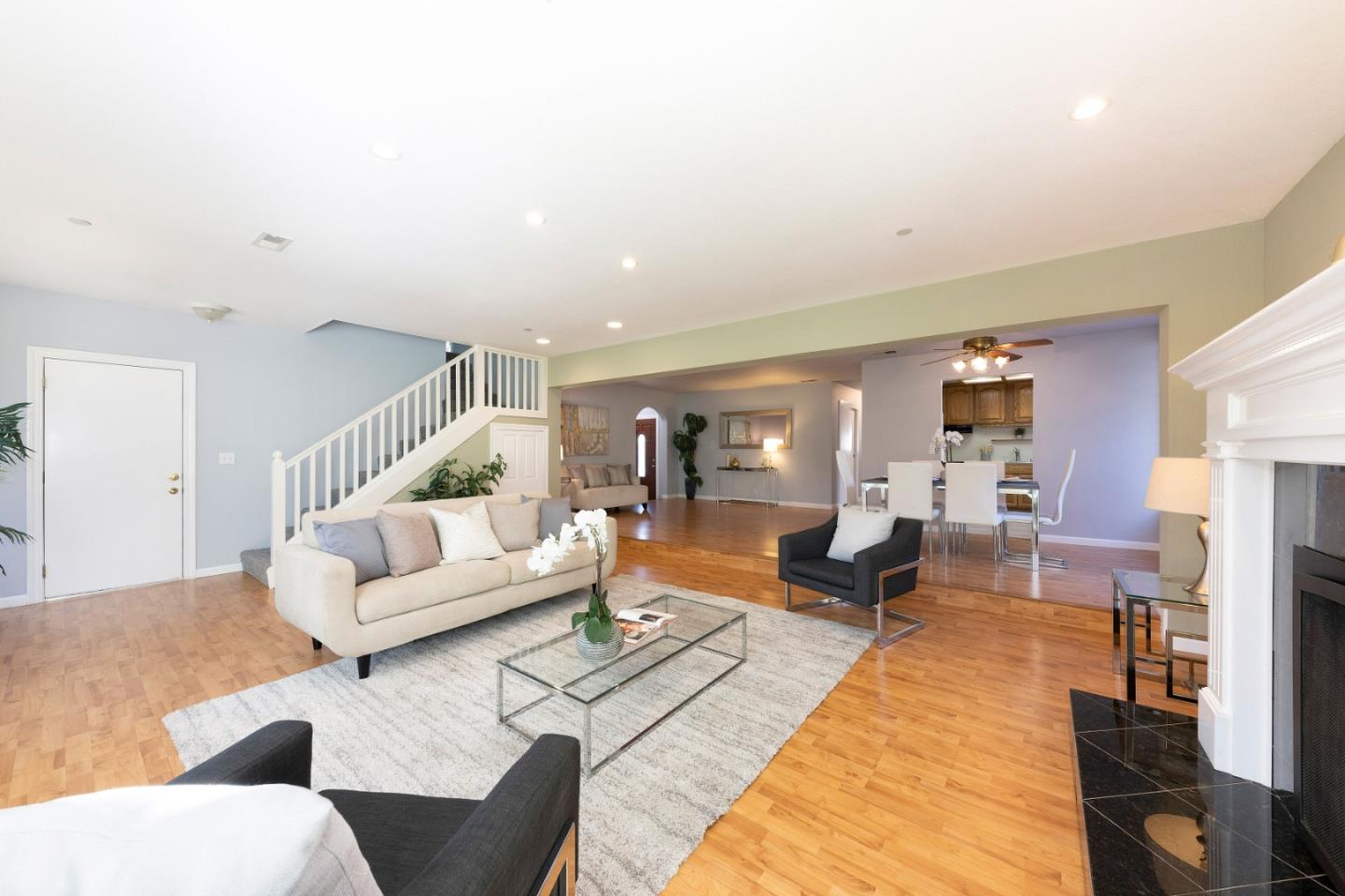 1168 Crespi Drive Pacifica, CA 94044 - Photo 6 of 42 a living room with furniture and a wooden floor