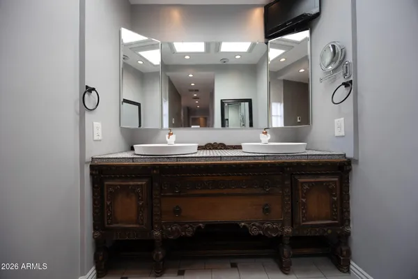a bathroom with a toilet and a sink