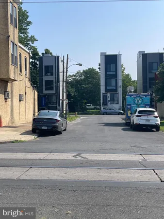 a car parked on the side of the road