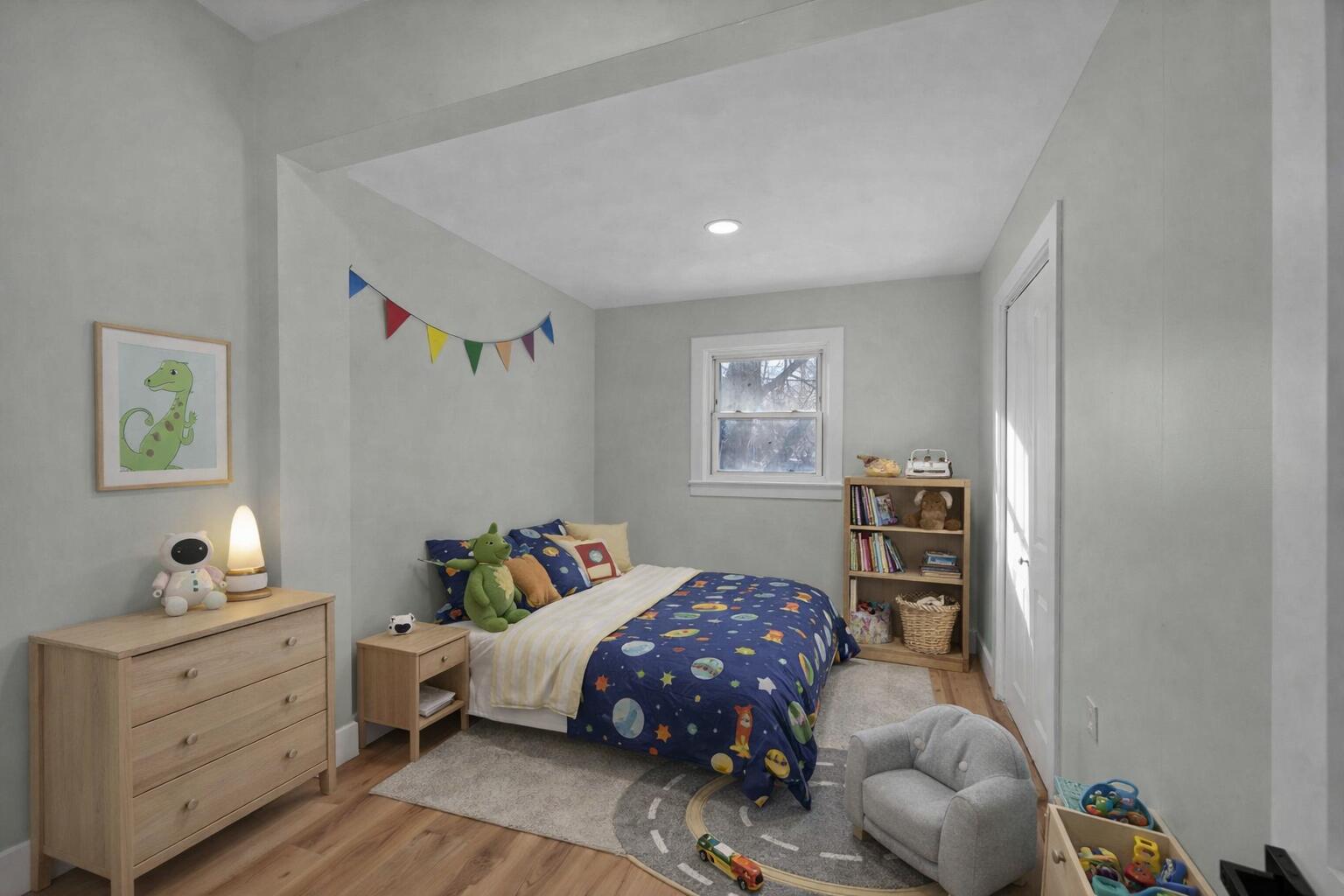 4200 Monroe Street Gary, IN 46408 - Photo 15 of 25 a bedroom with a bed and a window