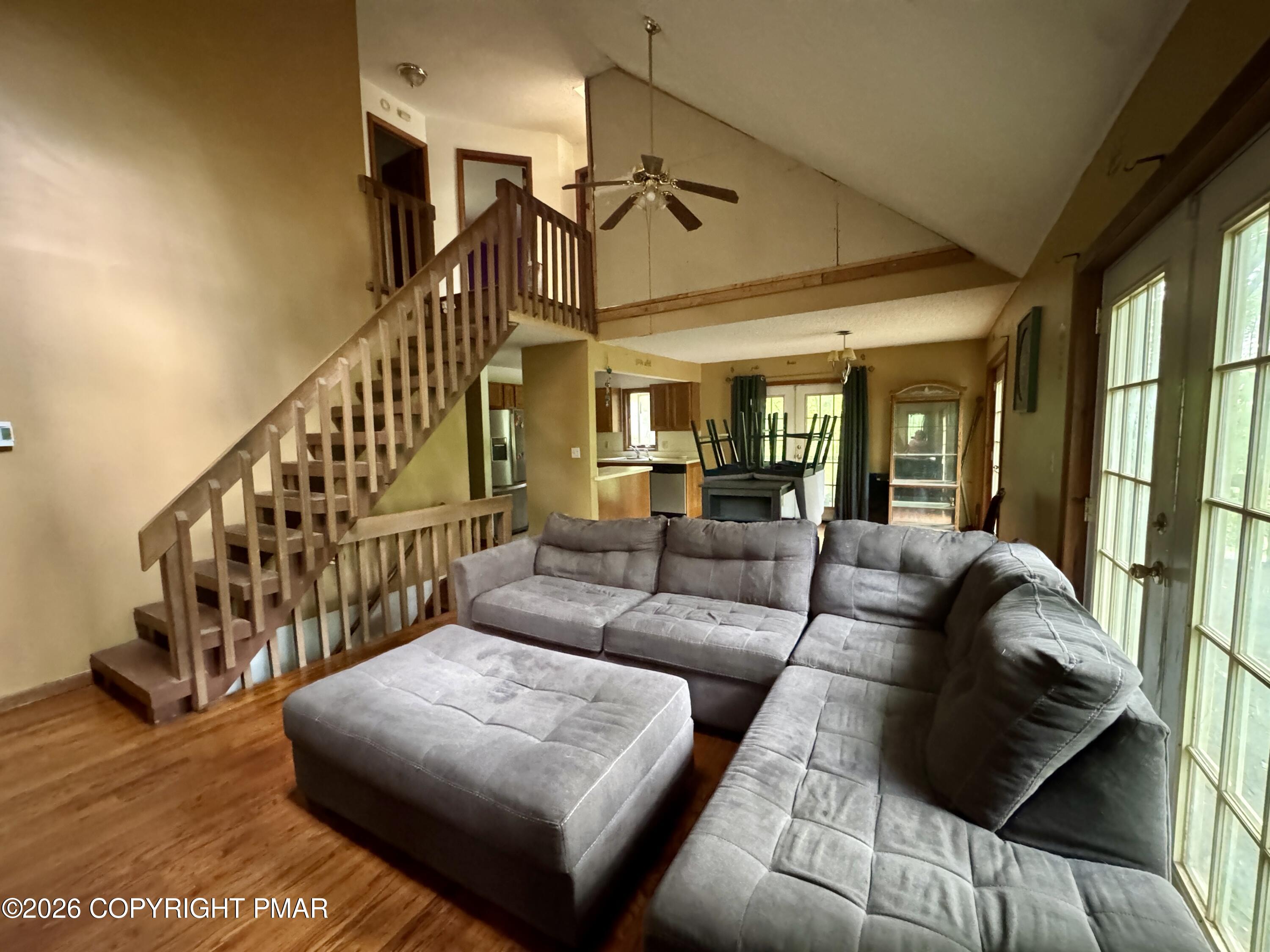 119 Durham Drive Bushkill, PA 18324 - Photo 22 of 41 a living room with furniture and wooden floor