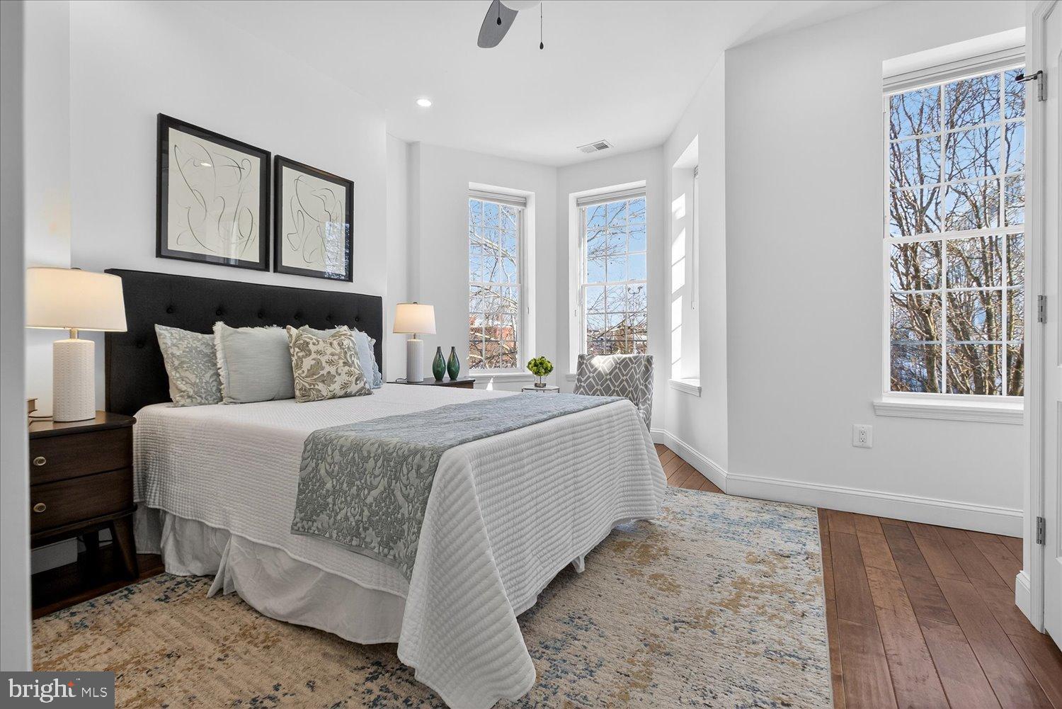 612 9th Street Northeast Washington, DC 20002 - Photo 20 of 36 Bright and airy primary bedroom with scenic views.