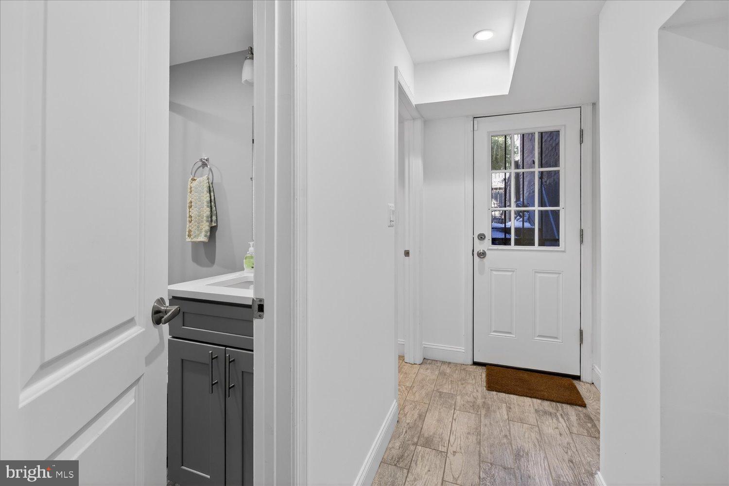 612 9th Street Northeast Washington, DC 20002 - Photo 30 of 36 Lower level exit to rear patio