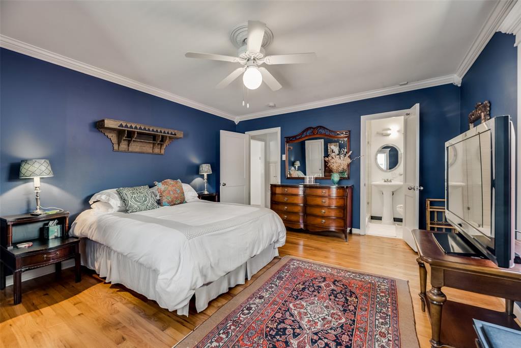4330 Rawlins Street Dallas, TX 75219 - Photo 23 of 40 First floor bedroom with ensuite bath.