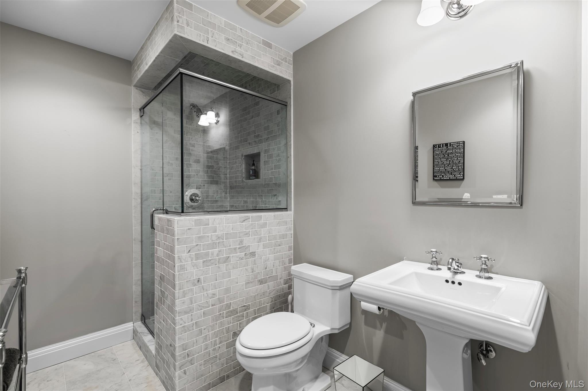 10 Shadow Tree Lane Briarcliff Manor, NY 10510 - Photo 30 of 38 Lower level full bathroom