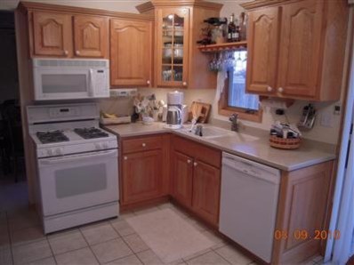 823 Old Beach Road Dyer, IN 46311 - Photo 4 of 9 a kitchen with a sink stove and cabinets