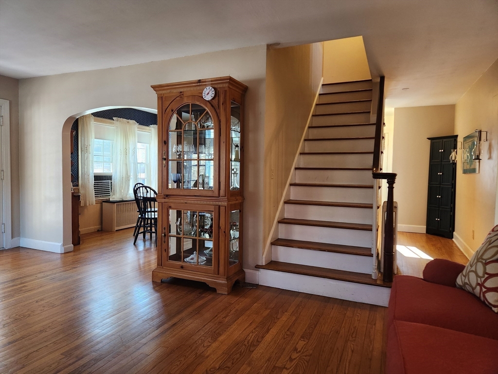 350 Thompson Road Webster, MA 01570 - Photo 10 of 41 a view of entryway and hall with wooden floor