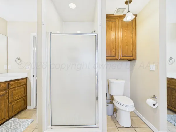 a view of small space with racks on the wall