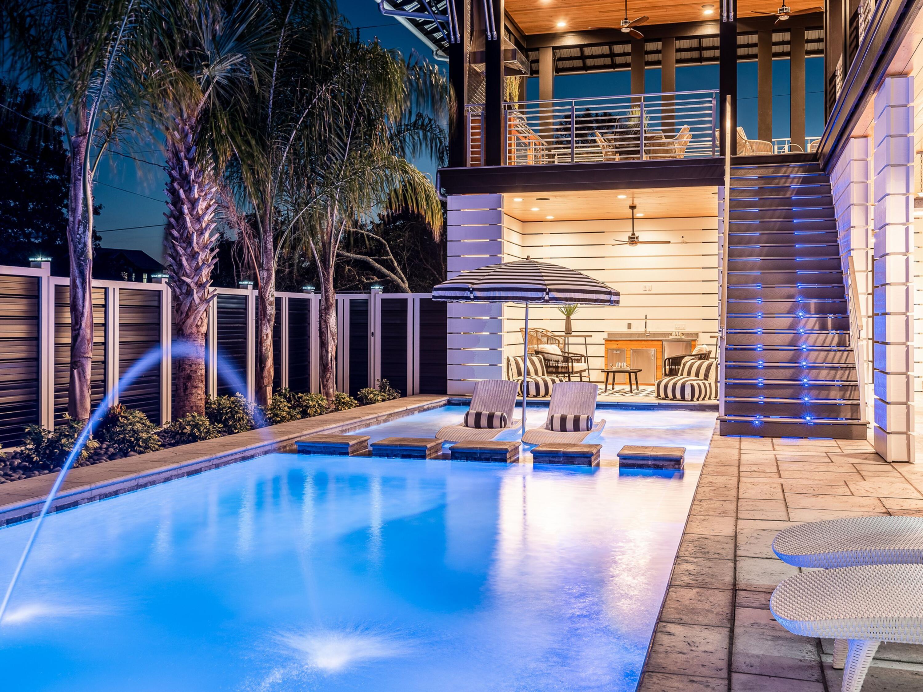 124 Hilltop Drive Santa Rosa Beach, FL 32459 - Photo 49 of 65 a view of a patio with swimming pool table and chairs