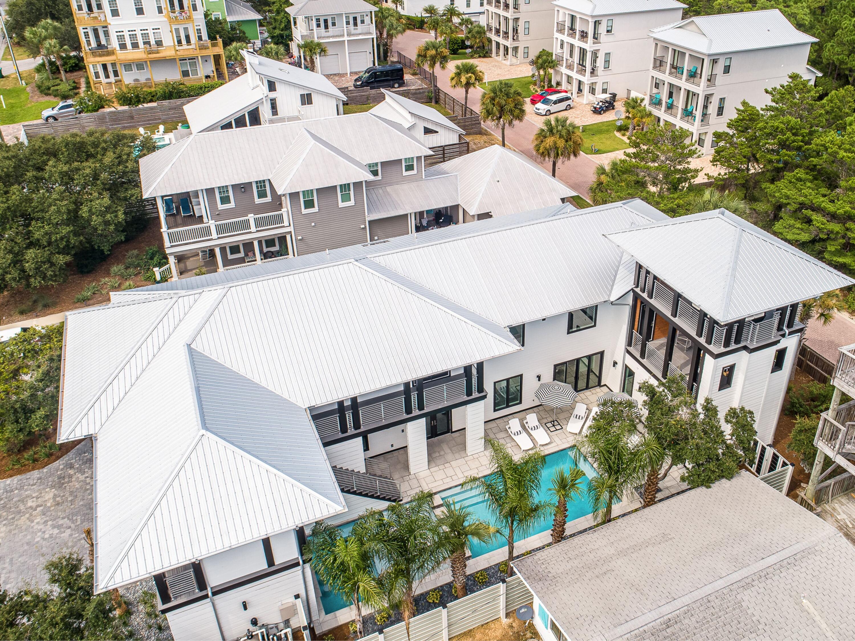 124 Hilltop Drive Santa Rosa Beach, FL 32459 - Photo 61 of 65 an aerial view of a house