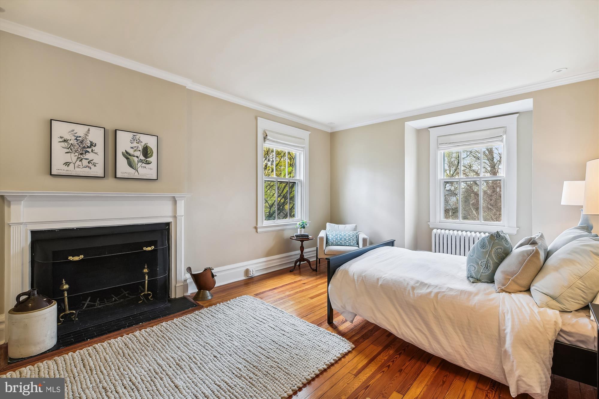 205 Ridgewood Road Baltimore, MD 21210 - Photo 41 of 71 Bedroom w/ FP