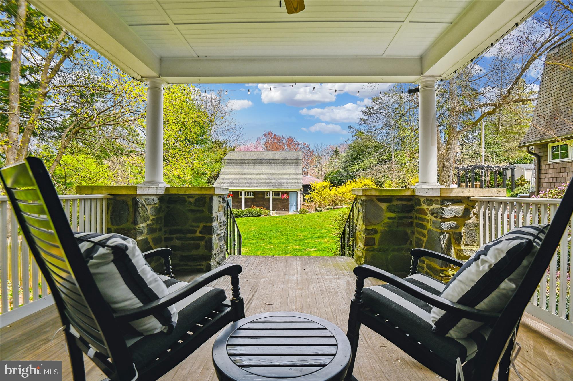 205 Ridgewood Road Baltimore, MD 21210 - Photo 57 of 71 Covered patio off Family Room w/ IPE decking 2019