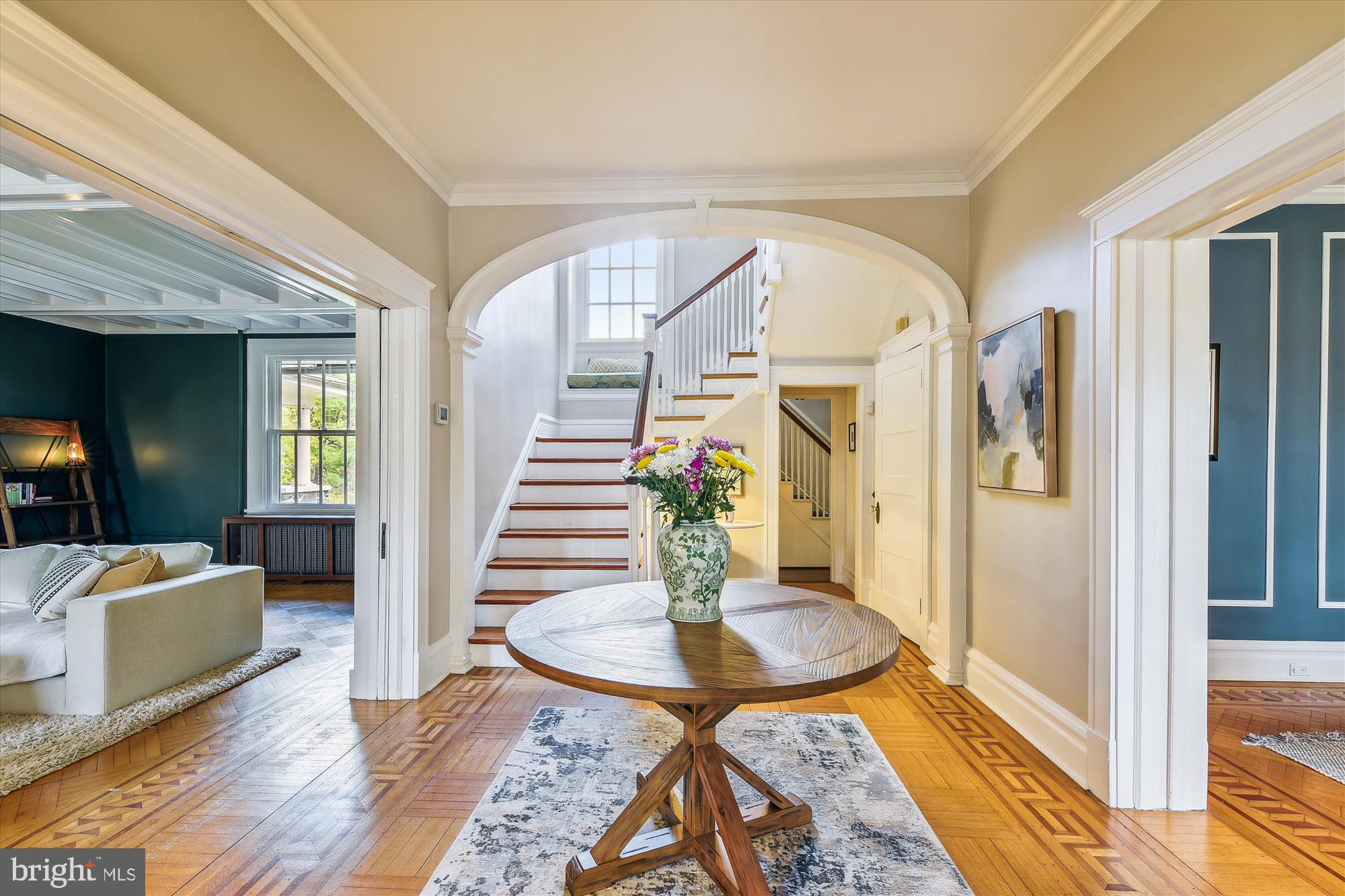 205 Ridgewood Road Baltimore, MD 21210 - Photo 8 of 71 Foyer with grand staircase