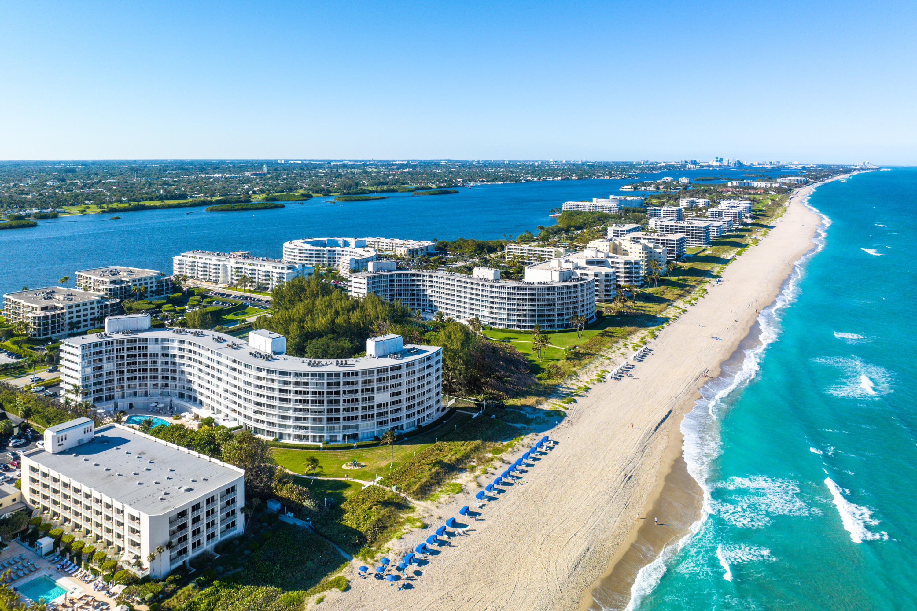 2780 South Ocean Boulevard, Unit 306 Palm Beach, FL 33480 - Photo 37 of 37 a view of a city and an ocean view