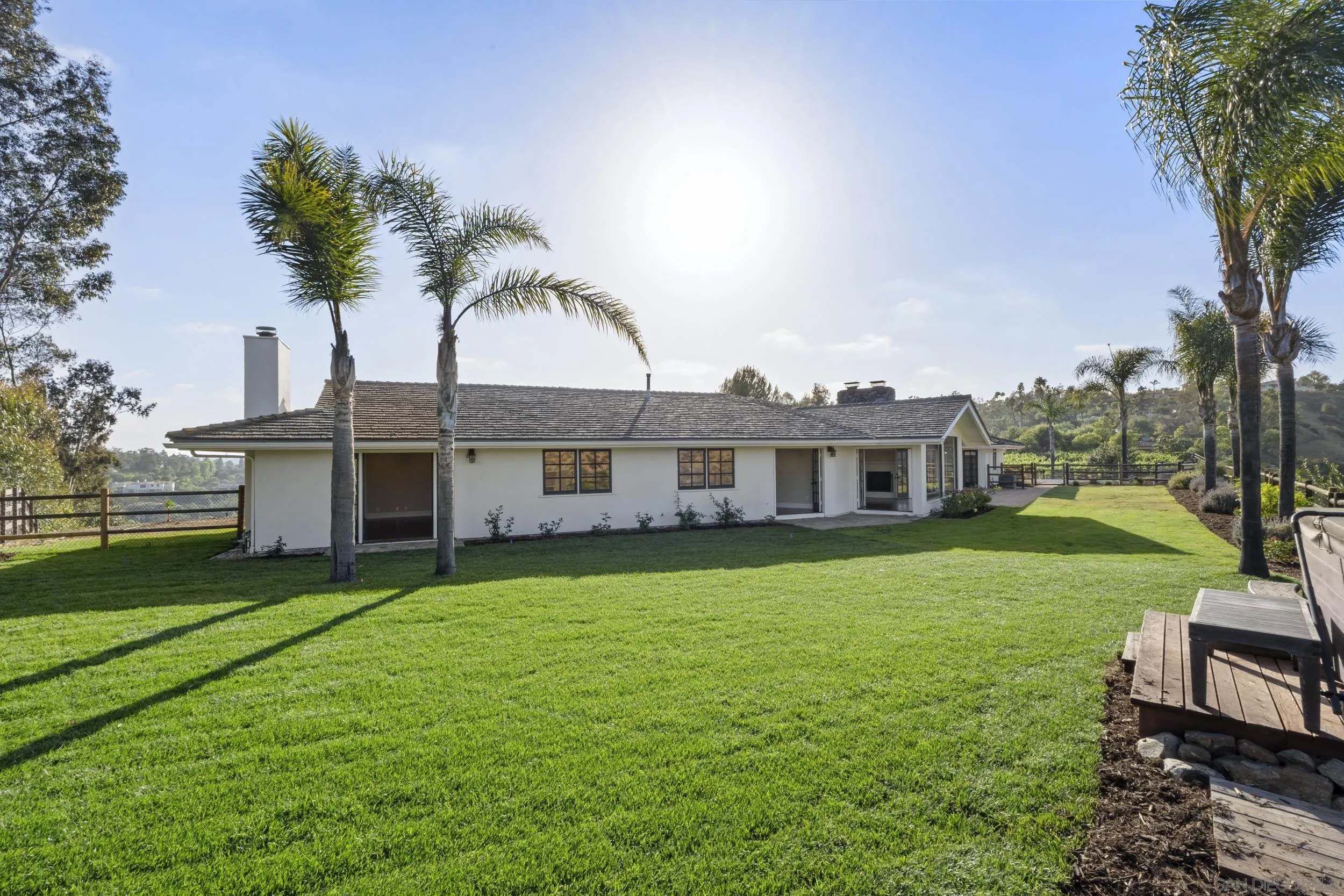 16551 Zumaque Street Rancho Santa Fe, CA 92067 - Photo 43 of 58 fenced Backyard