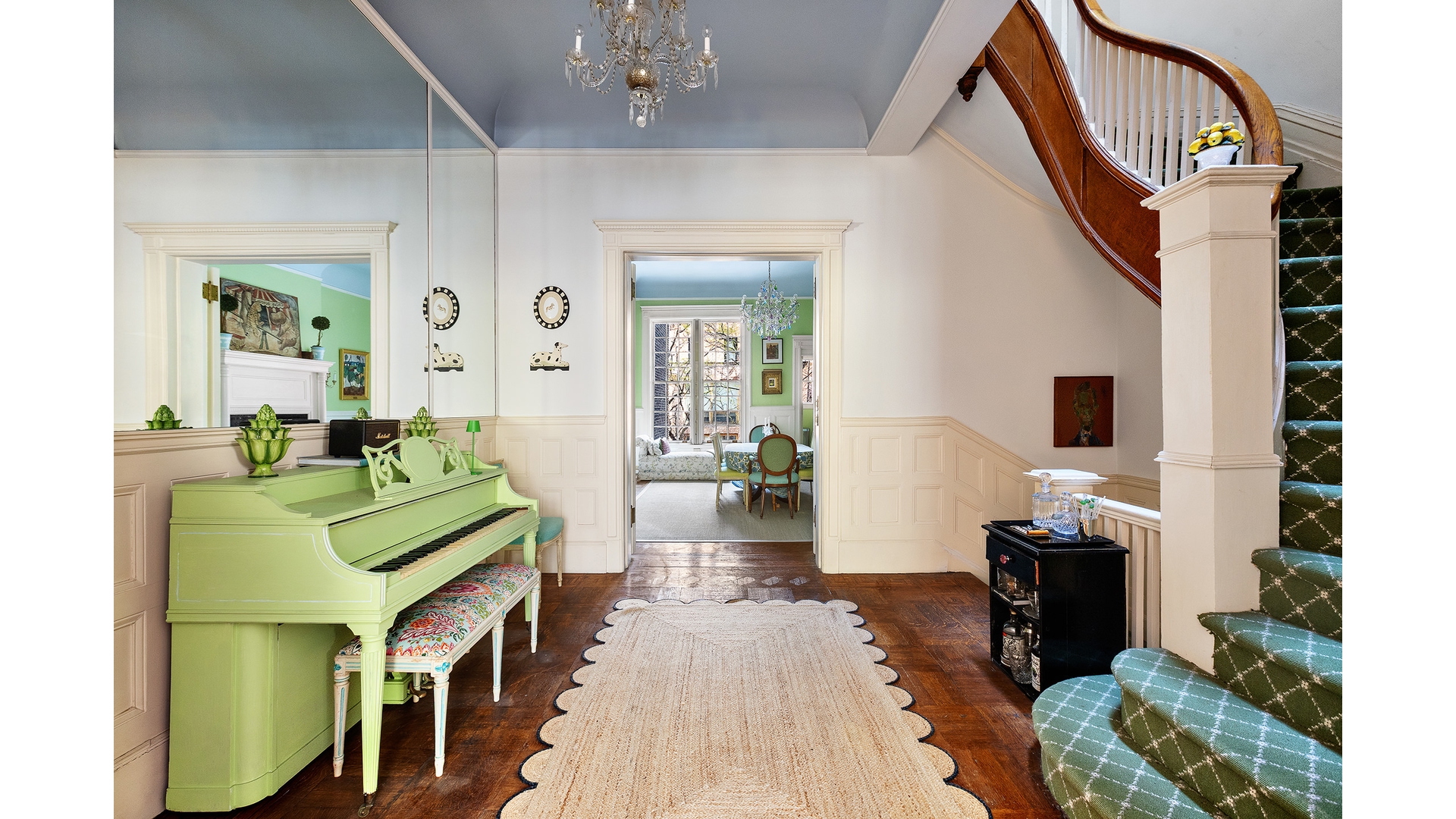 321 West 77th Street Manhattan, NY 10024 - Photo 6 of 12 a living room with furniture and a wooden floor