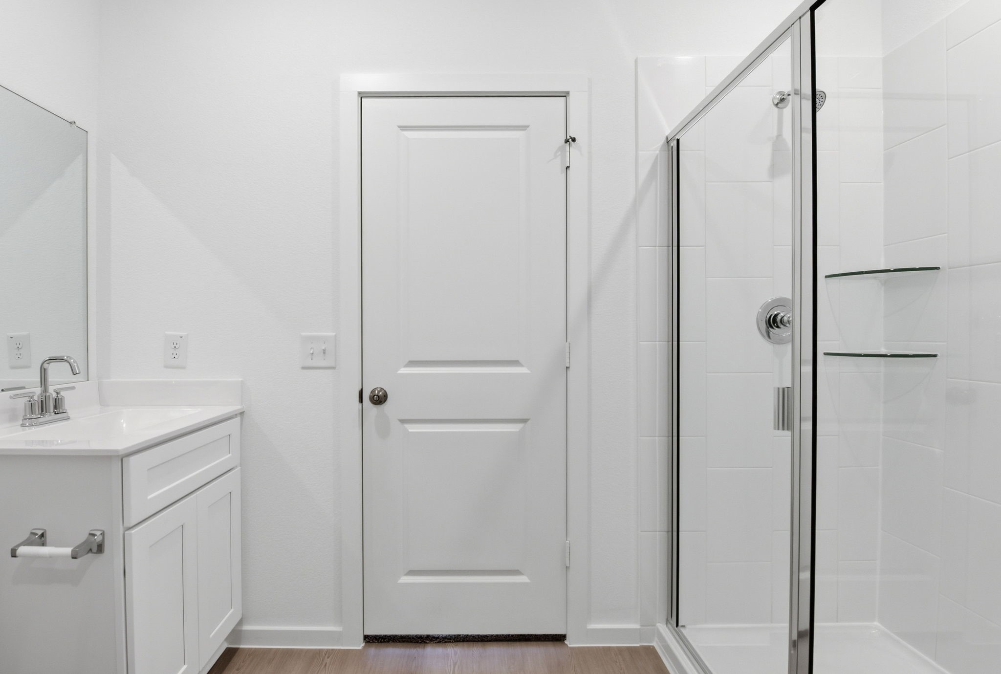 26283 Arrowleaf Drive Magnolia, TX 77355 - Photo 22 of 34 a bathroom with a shower sink and mirror