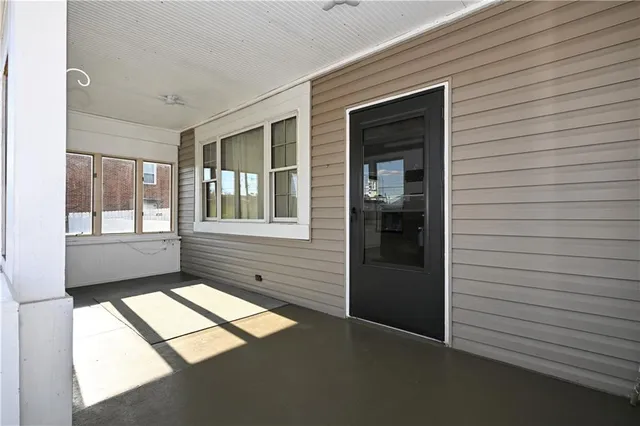 a view of an entryway