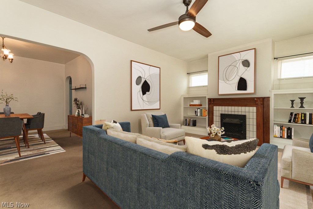2233 Edgehill Road Cleveland, OH 44106 - Photo 17 of 34 Living room - virtually staged