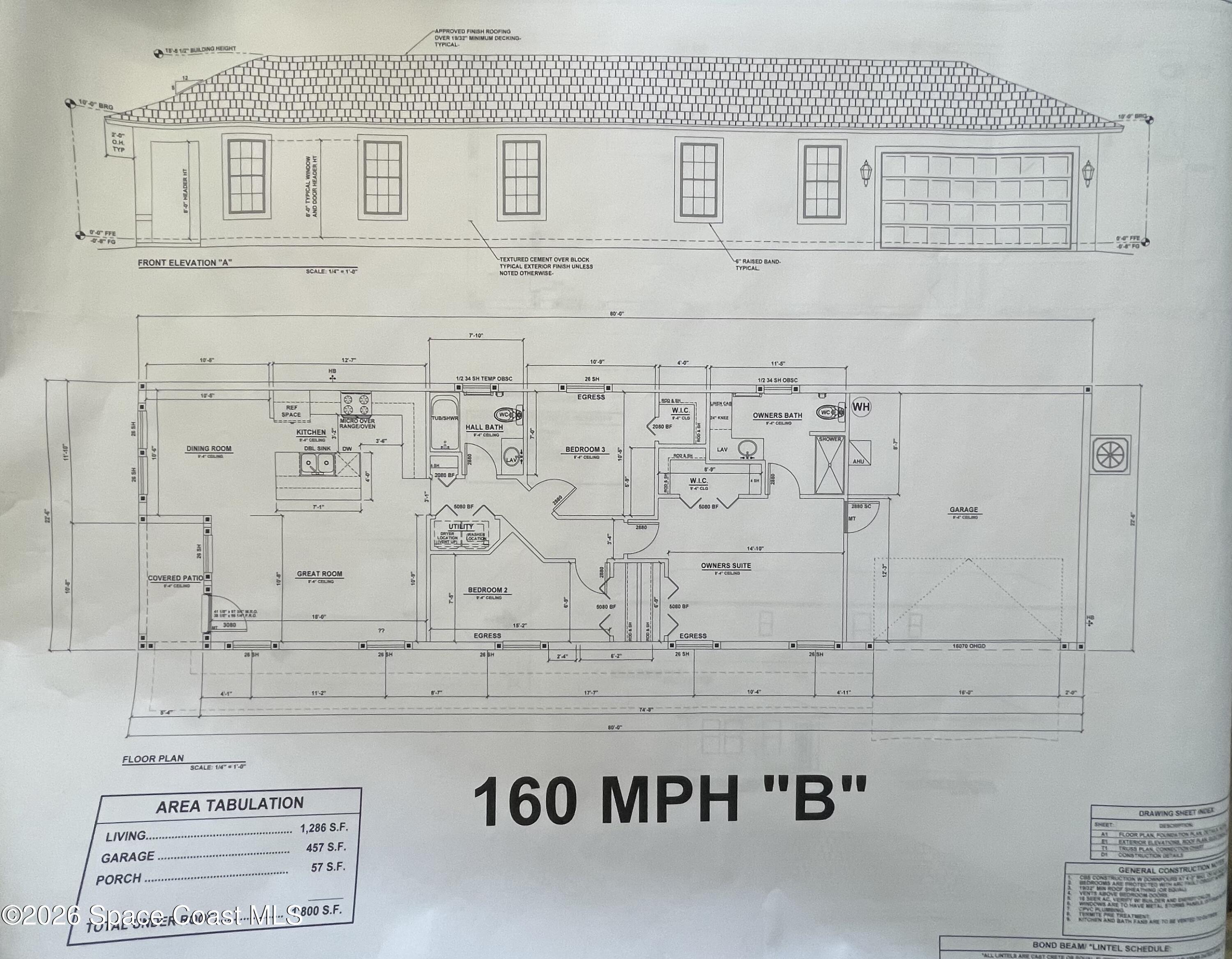 110 West Fee Avenue Melbourne, FL 32901 - Photo 3 of 112 Builder print