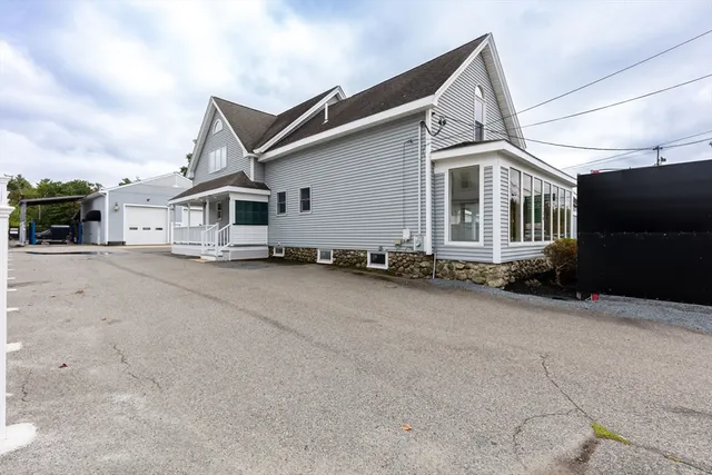 a view of a house with a big yard
