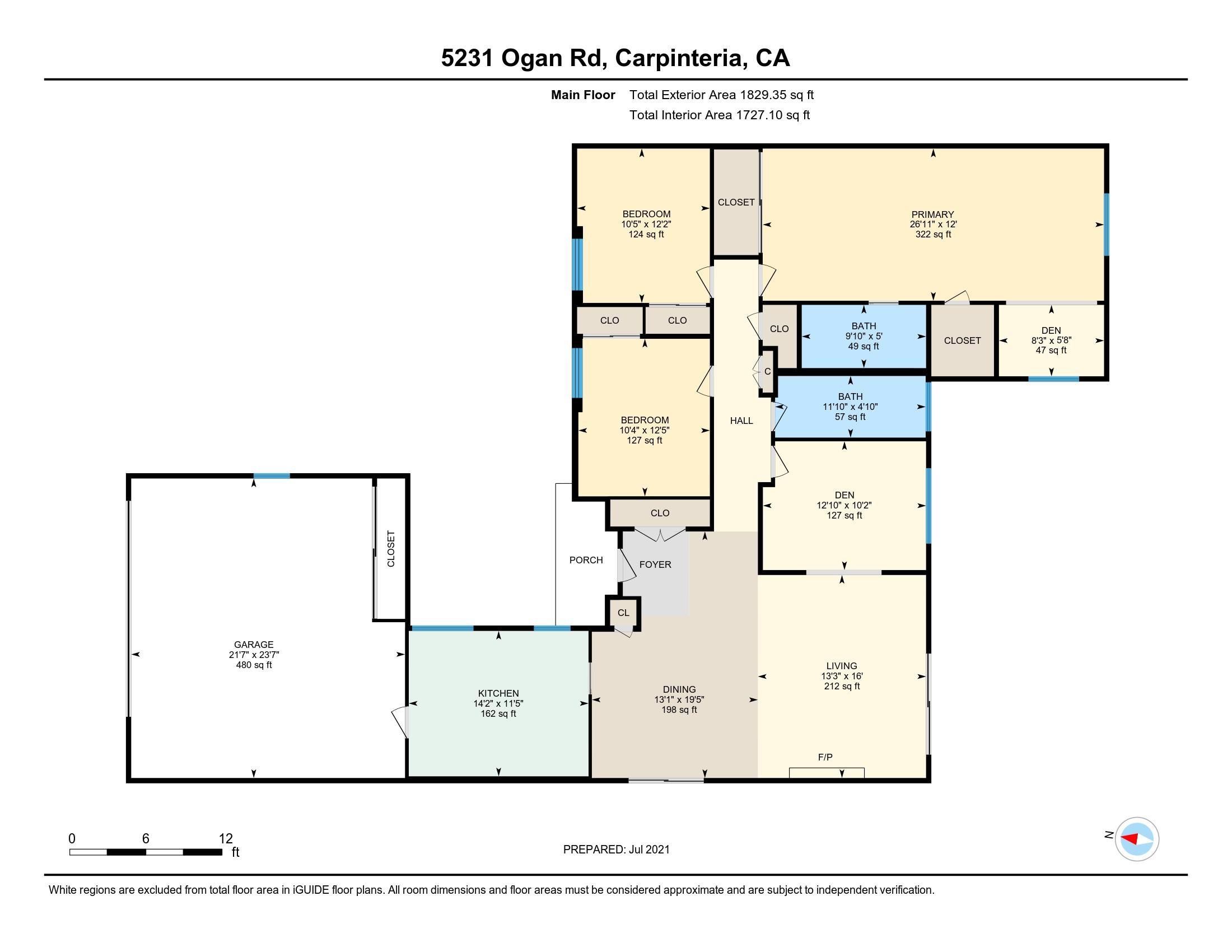 5231 Ogan Road Carpinteria, CA 93013 - Photo 23 of 23 Floor Plan