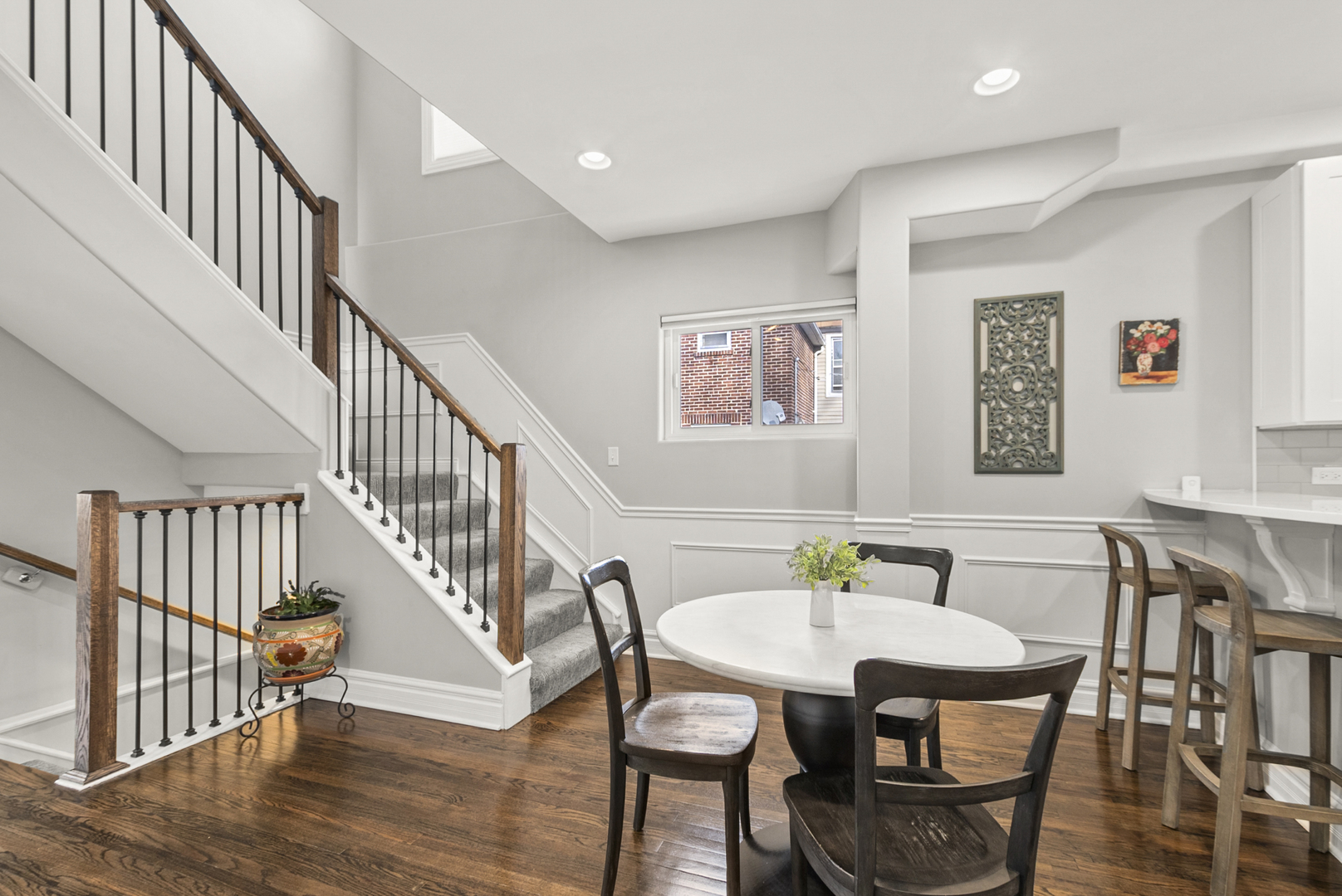 1885 West 108th Place Chicago, IL 60643 - Photo 5 of 31 a view of a dining room with furniture and wooden floor