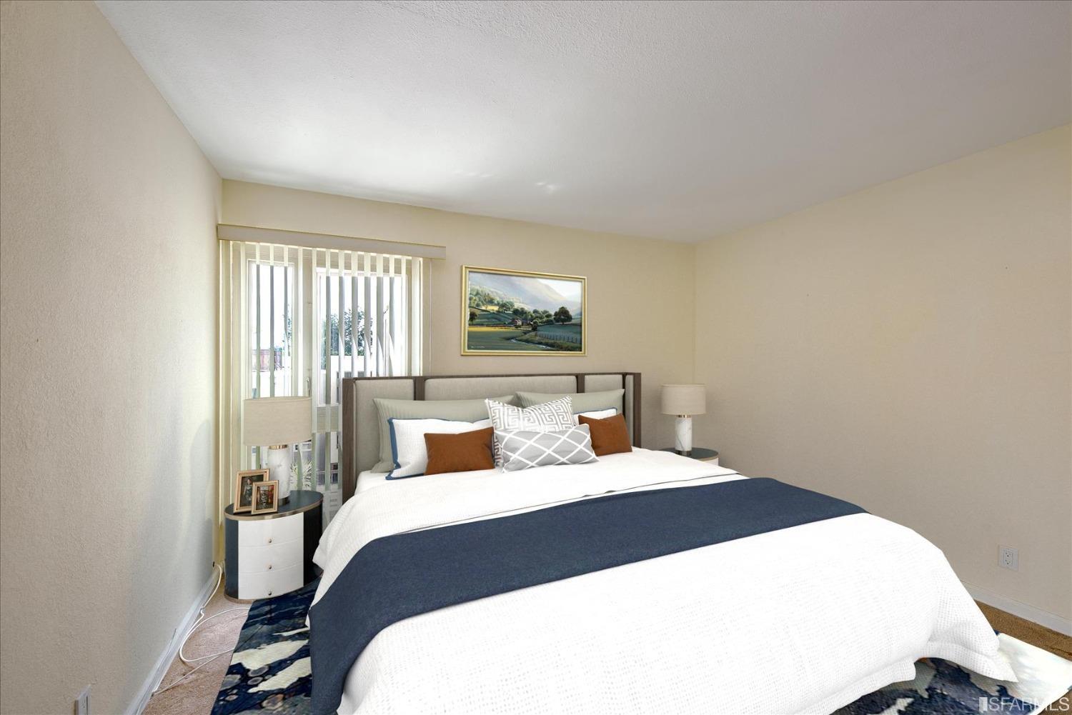 466 Crescent Street, Unit 310 Oakland, CA 94610 - Photo 16 of 24 a bedroom with a bed and a window