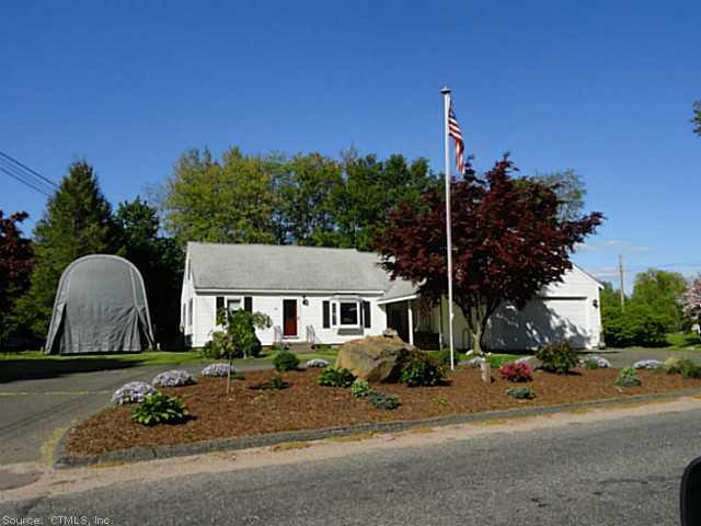 161 Tromley Road East Windsor, CT 06088 - Photo 1 of 1 Exterior Front. Circle driveway
