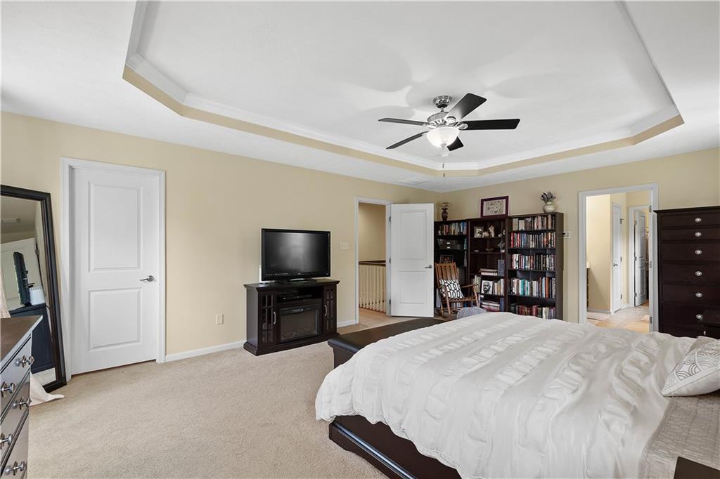 5018 Firwood Drive Canonsburg, PA 15317 - Photo 27 of 50 a bedroom with a bed and a flat screen tv