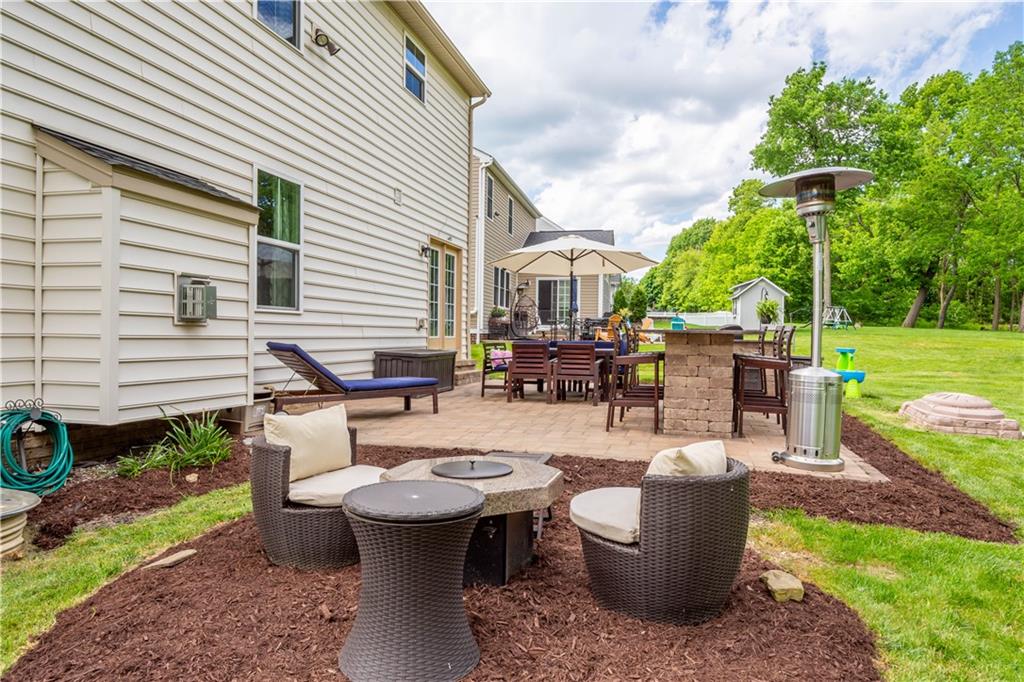 5018 Firwood Drive Canonsburg, PA 15317 - Photo 41 of 50 a view of backyard of house with outdoor seating