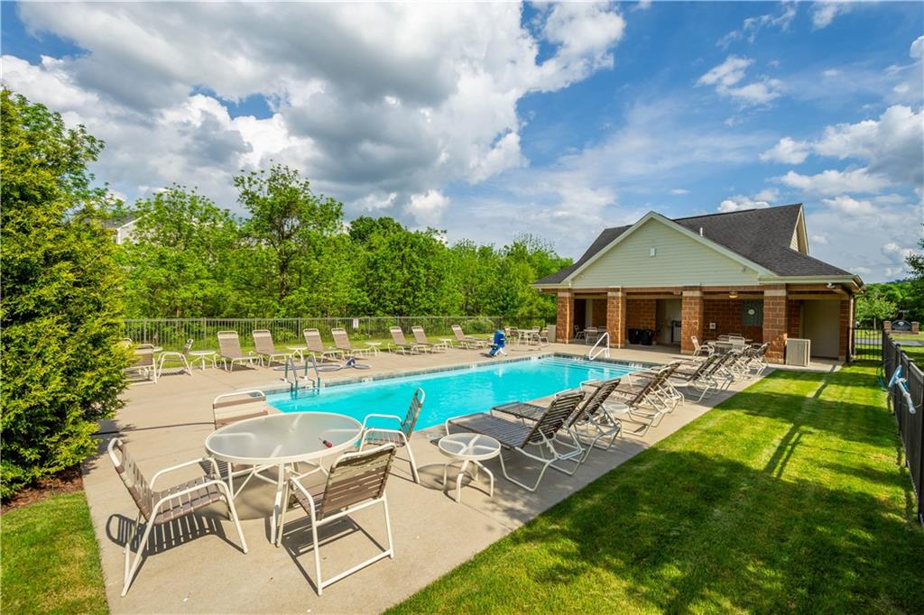 5018 Firwood Drive Canonsburg, PA 15317 - Photo 46 of 50 an aerial view of a house having swimming pool having patio