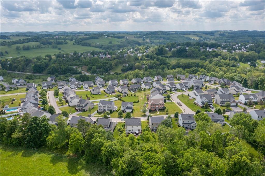 5018 Firwood Drive Canonsburg, PA 15317 - Photo 50 of 50 an aerial view of residential house with outdoor space and lake view