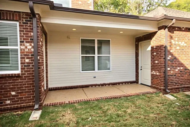 a view of front door of house