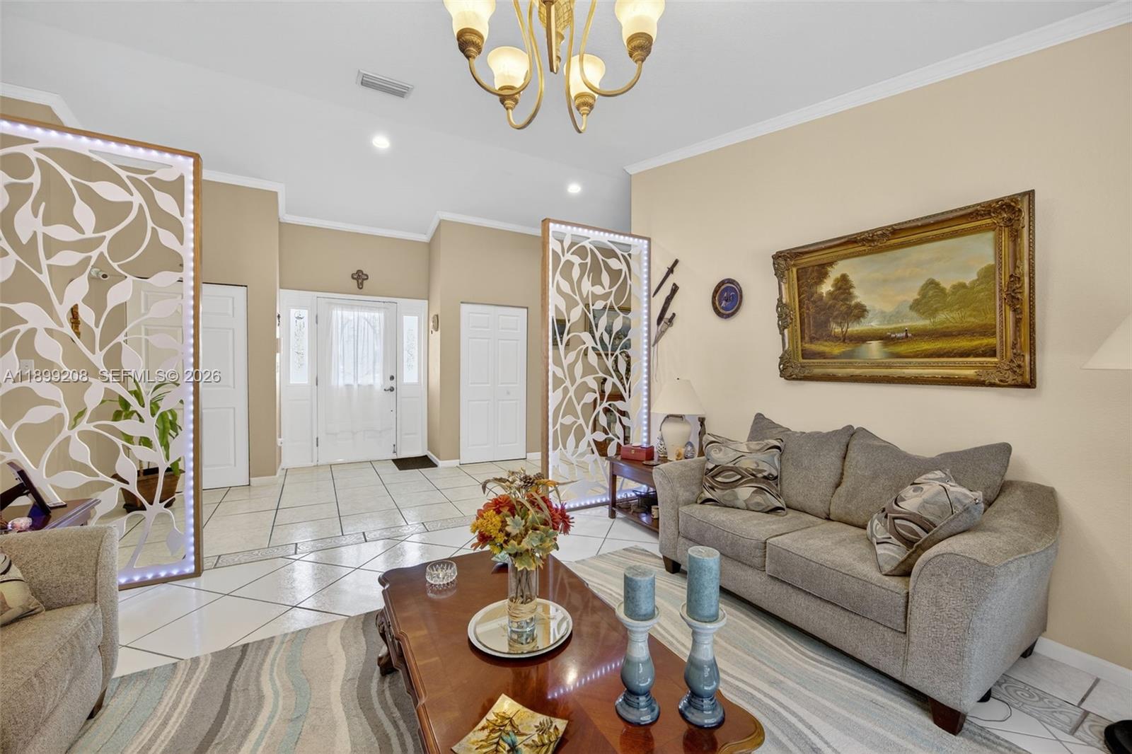 28241 Southwest 157th Court Homestead, FL 33033 - Photo 11 of 52 a living room with furniture and wooden floor
